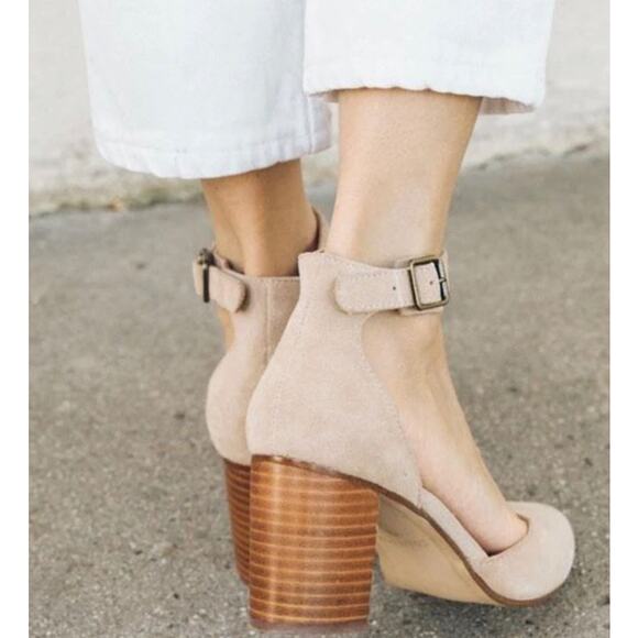 Soludos suede leather Gemma 3” Sand Heels, size 8, MSRP $ 149 - Picture 2 of 15